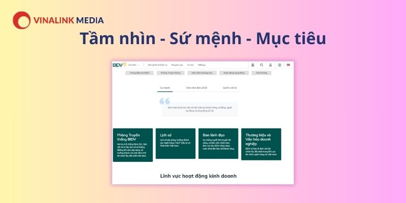 Tầm nhìn - Sứ mệnh - Mục tiêu